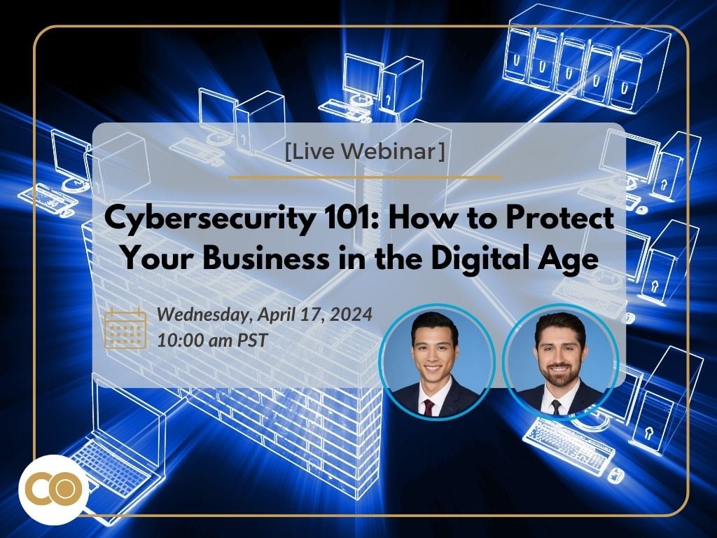 Cybersecurity 101 Webinar